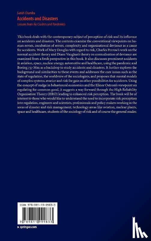 Chandra, Satish - Accidents and Disasters