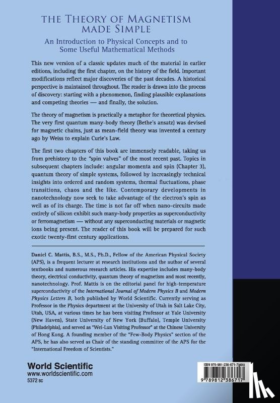 Mattis Daniel C - THEORY OF MAGNETISM MADE SIMPLE, THE