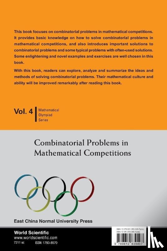 Zhang, Yao (Hunan Normal Univ - Combinatorial Problems In Mathematical Competitions