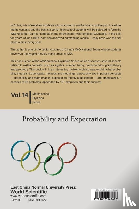 Shan, Zun (Nanjing Normal Univ - Probability And Expectation: In Mathematical Olympiad And Competitions