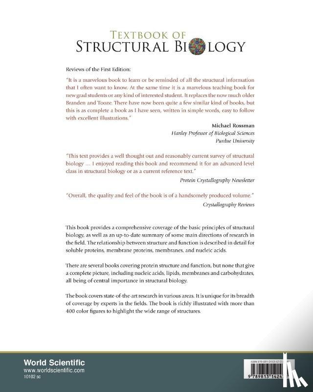 Liljas, Anders (Lund Univ, Liljas, Lars (Uppsala Univ, Lindblom, Goran (Umea Univ, Nissen, Poul (Aarhus Univ - Textbook Of Structural Biology