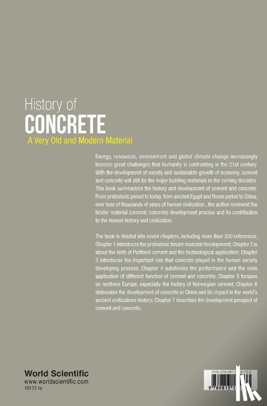 Jahren, Per (P J Consult As, Sui, Tongbo (Sinoma Research Inst - History Of Concrete: A Very Old And Modern Material