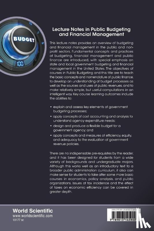 Duncombe, William (Syracuse Univ - Lecture Notes In Public Budgeting And Financial Management