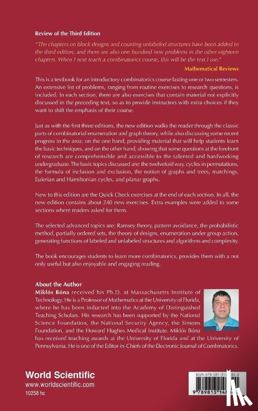 Bona, Miklos (Univ Of Florida - Walk Through Combinatorics, A: An Introduction To Enumeration And Graph Theory (Fourth Edition)