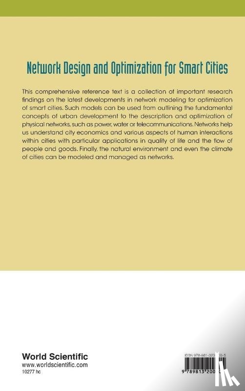  - Network Design And Optimization For Smart Cities