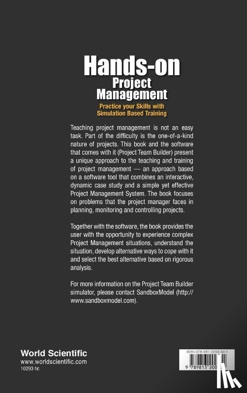 Shtub, Avraham (Technion-israel Inst Of Tech, Rosenwein, Moshe (Columbia Univ In The City Of New York - Hands-on Project Management: Practice Your Skills With Simulation Based Training