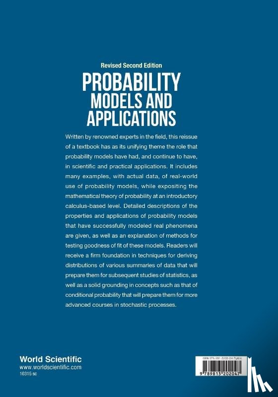 Olkin, Ingram (Stanford Univ, Gleser, Leon J (Univ Of Pittsburgh, Derman, Cyrus (Columbia Univ - Probability Models And Applications (Revised Second Edition)
