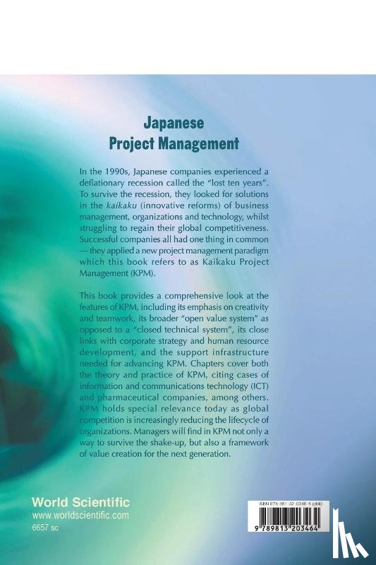  - Japanese Project Management: Kpm - Innovation, Development And Improvement