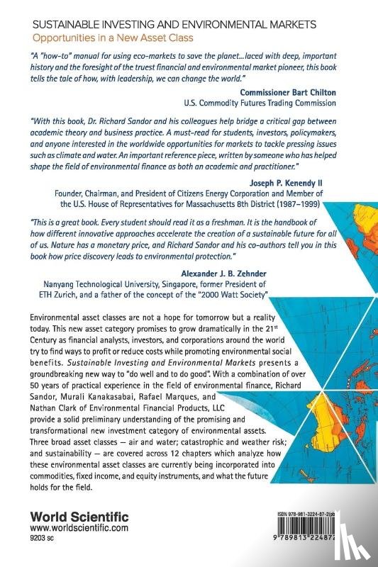 Sandor, Richard L (Environmental Financial Products, Clark, Nathan (Wabashco Llc, Kanakasabai, Murali (Environmental Financial Products Llc, Marques, Rafael L (Environmental Financial Products Llc - Sustainable Investing And Environmental Markets: Opportunities In A New Asset Class