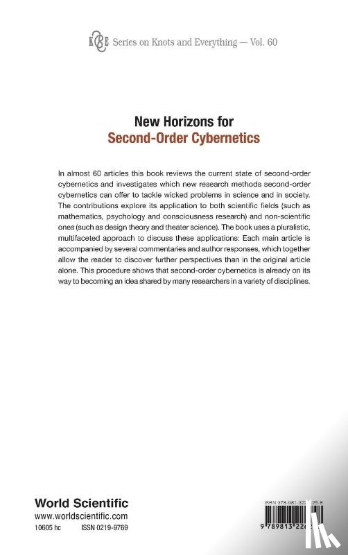  - New Horizons For Second-order Cybernetics
