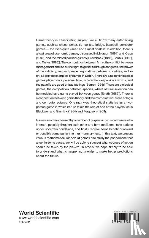 Ferguson, Thomas S (Univ Of California - Course In Game Theory, A