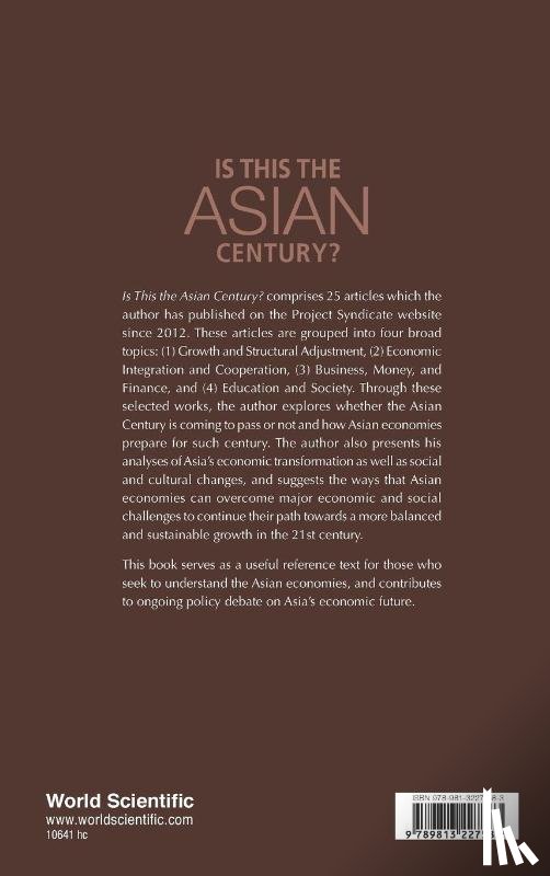 Lee, Jong-wha (Korea Univ - Is This The Asian Century?