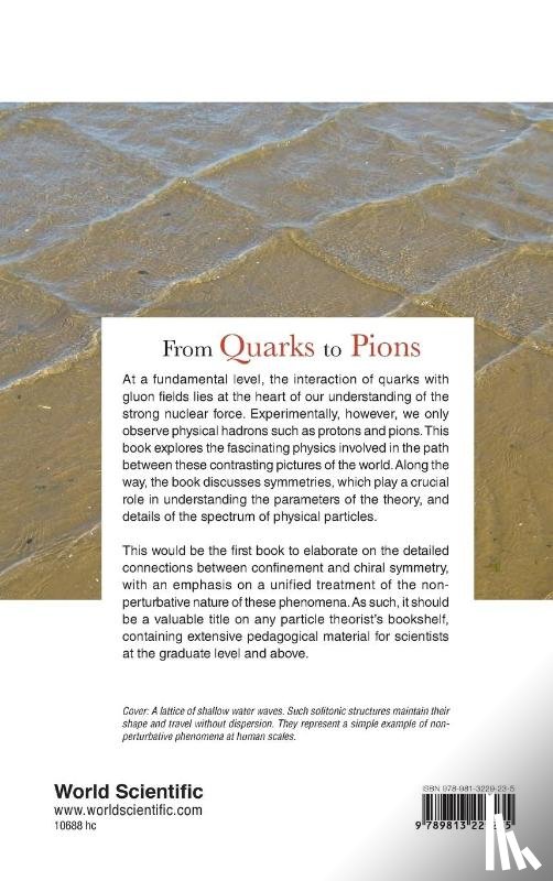 Creutz, Michael (Brookhaven Nat'l Lab - From Quarks To Pions: Chiral Symmetry And Confinement