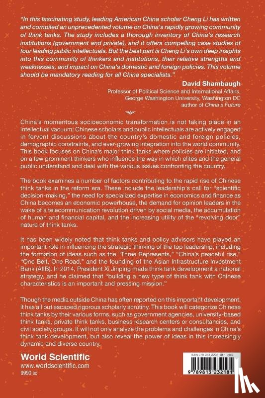 Li, Cheng (John L Thornton China Center - Power Of Ideas, The: The Rising Influence Of Thinkers And Think Tanks In China