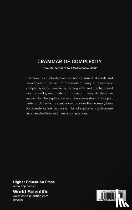 Volchenkov, Dimitri (Texas Tech Univ - Grammar Of Complexity: From Mathematics To A Sustainable World