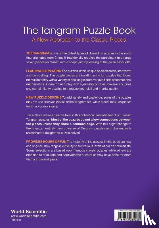 Goodman, David Hillel (-), Garibi, Ilan (Holon Inst Of Technology - Tangram Puzzle Book, The: A New Approach To The Classic Pieces
