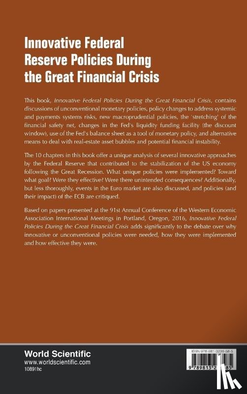  - Innovative Federal Reserve Policies During The Great Financial Crisis