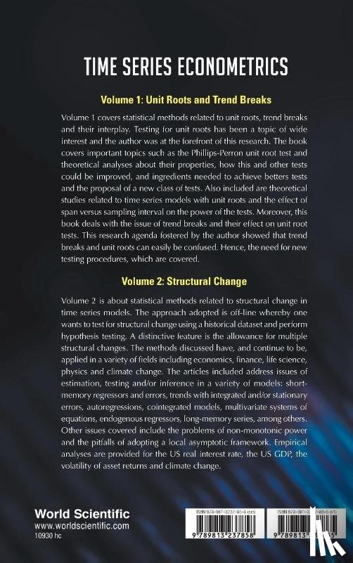  - Time Series Econometrics - Volume 1: Unit Roots And Trend Breaks