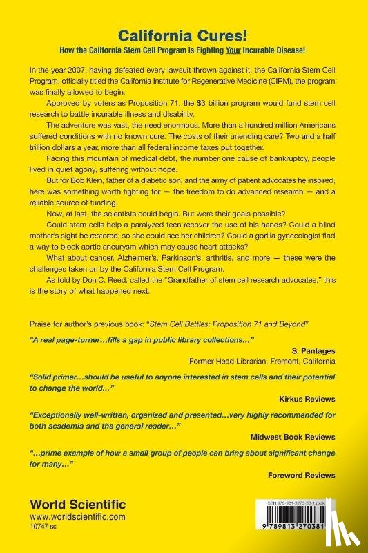 Reed, Don C (Americans For Cures Foundation - California Cures!: How The California Stem Cell Program Is Fighting Your Incurable Disease!