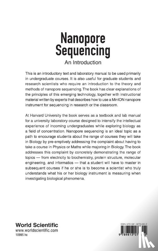 Branton, Daniel (Harvard Univ, Deamer, David W (Univ Of California - Nanopore Sequencing: An Introduction