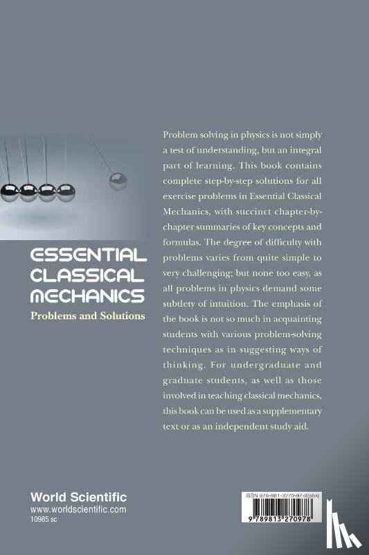 Lee, Choonkyu (Seoul Nat'l Univ, Min, Hyunsoo (Univ Of Seoul - Essential Classical Mechanics: Problems And Solutions