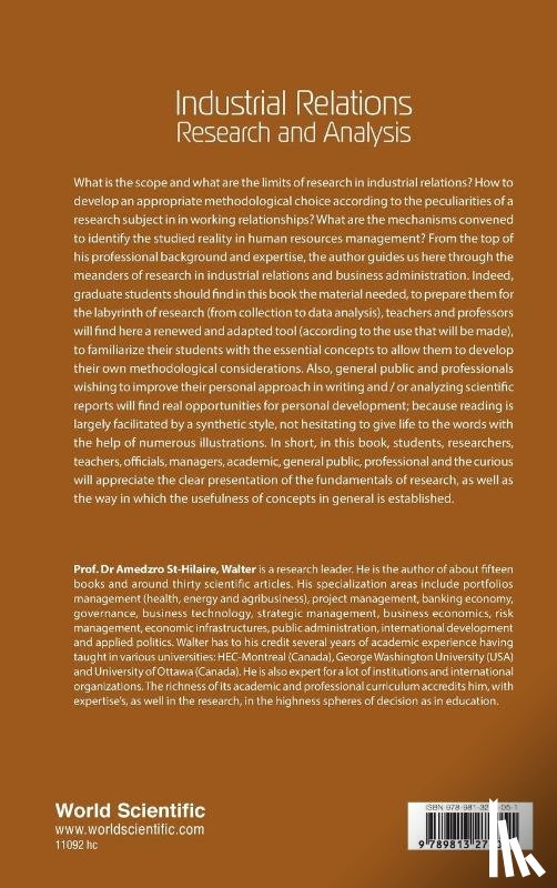 Amedzro St-hilaire, Walter (Univ Of Ottawa - Industrial Relations Research And Analysis