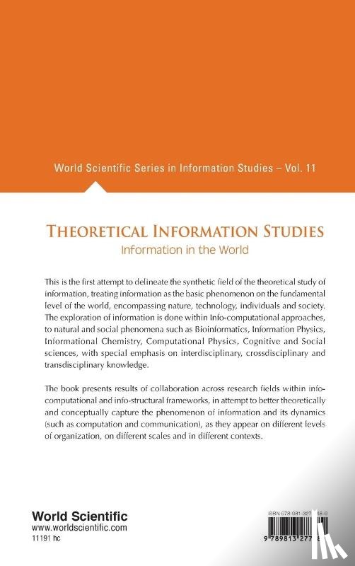  - Theoretical Information Studies: Information In The World