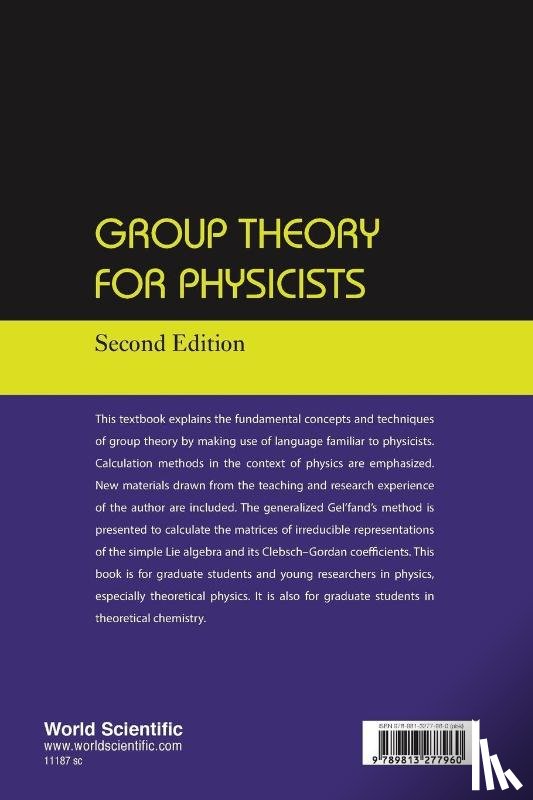 Ma, Zhong-qi (Chinese Academy Of Sciences - Group Theory For Physicists