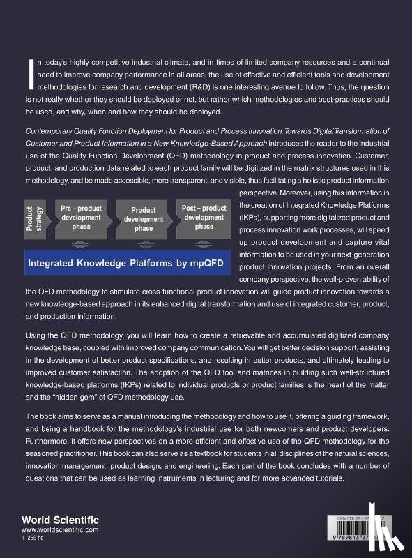 Lager, Thomas (B&l Innovation Ab (Blinab) - Contemporary Quality Function Deployment For Product And Process Innovation: Towards Digital Transformation Of Customer And Product Information In A New Knowledge-based Approach