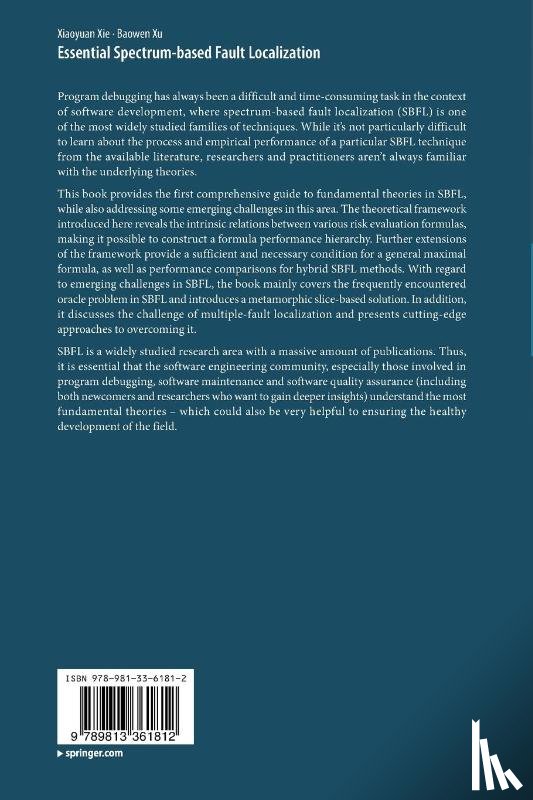 Xie, Xiaoyuan, Xu, Baowen - Essential Spectrum-based Fault Localization