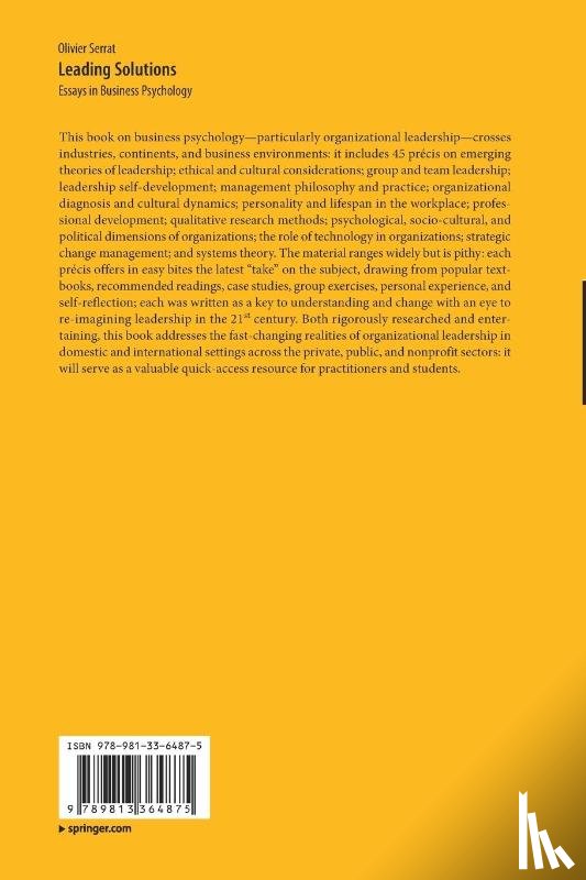 Serrat, Olivier - Leading Solutions