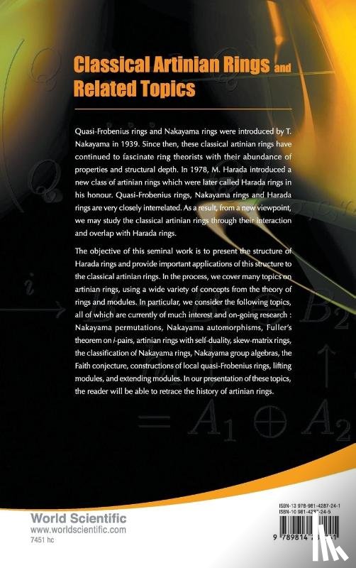 Baba, Yoshitomo (Osaka Kyoiku Univ, Oshiro, Kiyoichi (Yamaguchi Univ - Classical Artinian Rings And Related Topics