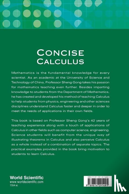 Gong, Sheng (Univ Of Sci & Tech Of China, Gong, Youhong (Univ Of Sci & Tech Of China - Concise Calculus