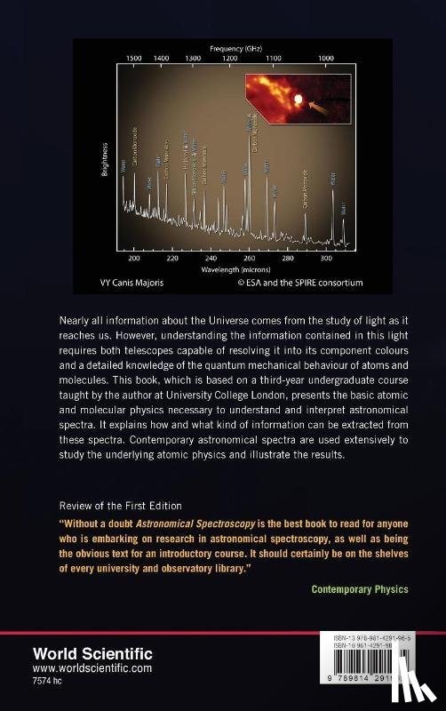 Tennyson, Jonathan (Univ College London - Astronomical Spectroscopy: An Introduction To The Atomic And Molecular Physics Of Astronomical Spectra (2nd Edition)