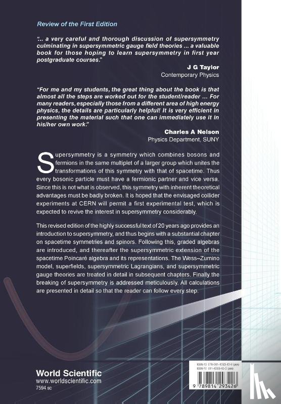 Muller-kirsten, Harald J W (Univ Of Kaiserslautern, Wiedemann, Armin (Baden-wuerttemberg Cooperative State Univ Mannheim - Introduction To Supersymmetry (2nd Edition)