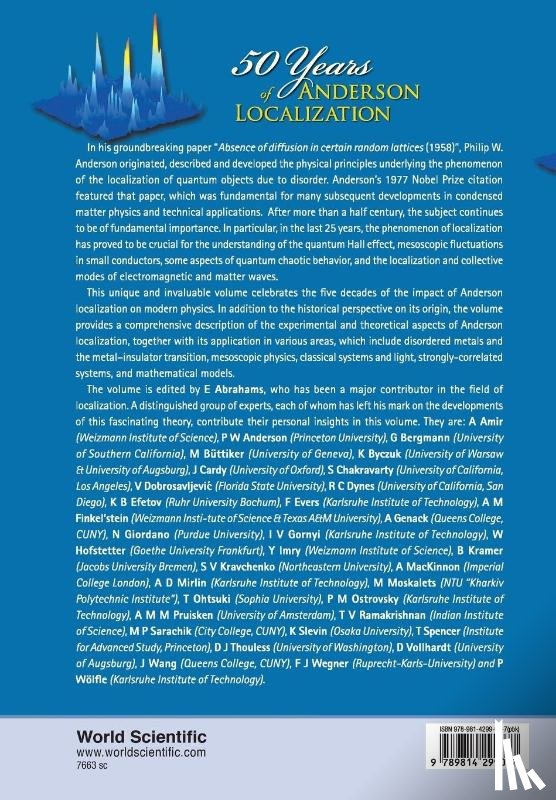 Elihu Abrahams - 50 YEARS OF ANDERSON LOCALIZATION