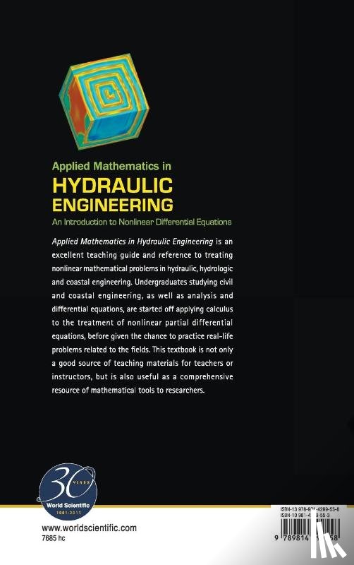 Mizumura, Kazumasa (Kanazawa Inst Of Technology - Applied Mathematics In Hydraulic Engineering: An Introduction To Nonlinear Differential Equations