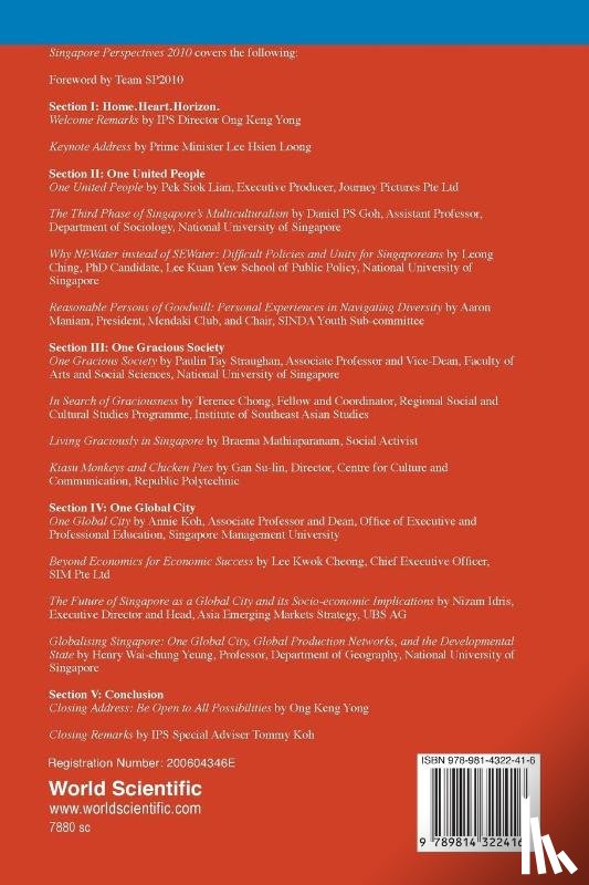  - Singapore Perspectives 2010: Home.heart.horizon