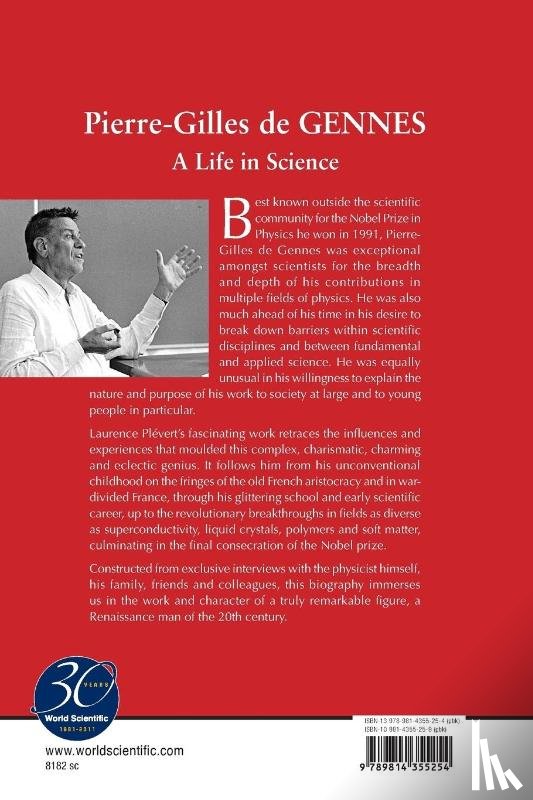 Plevert, Laurence (Science Journalist - Pierre-gilles De Gennes: A Life In Science