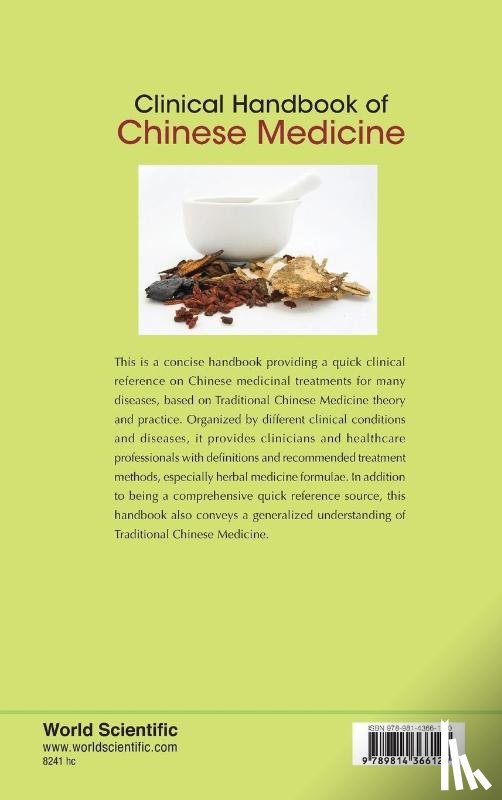 Xu Bob - CLINICAL HANDBOOK OF CHINESE MEDICINE