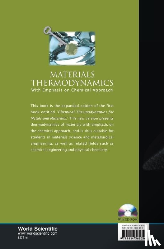 Lee, Hae-geon (Postech - Materials Thermodynamics: With Emphasis On Chemical Approach (With Cd-rom)