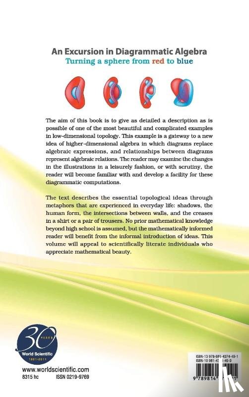 Carter, J Scott (Univ Of South Alabama - Excursion In Diagrammatic Algebra, An: Turning A Sphere From Red To Blue