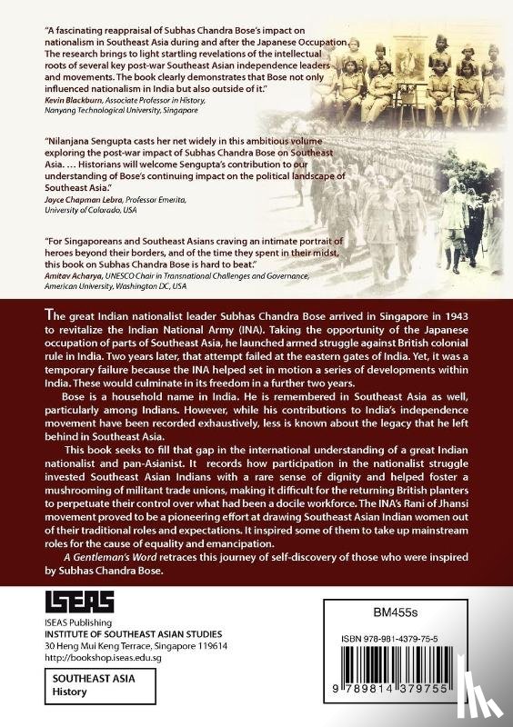 Sengupta, Nilanjana - A Gentleman’s Word