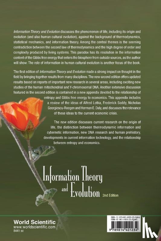 Avery, John Scales (University Of Copenhagen - Information Theory And Evolution (2nd Edition)