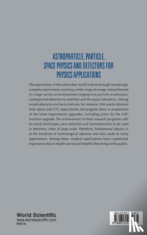 - Astroparticle, Particle, Space Physics And Detectors For Physics Applications - Proceedings Of The 13th Icatpp Conference