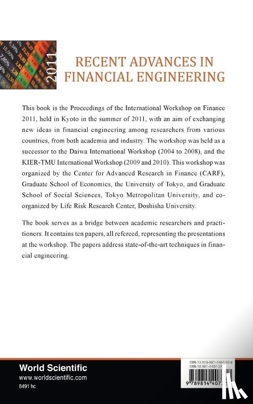  - Recent Advances In Financial Engineering 2011 - Proceedings Of The International Workshop On Finance 2011