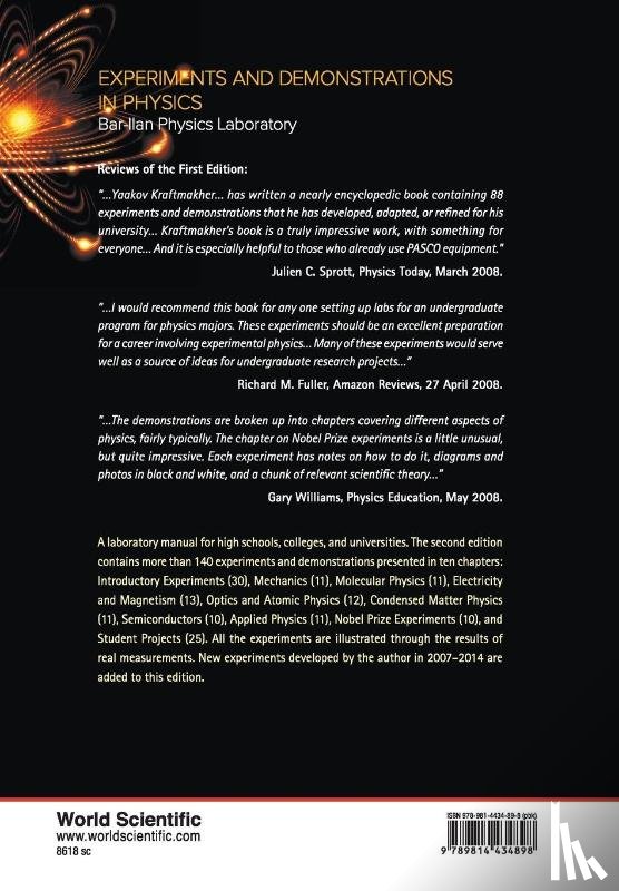 Kraftmakher, Yaakov (Bar-ilan Univ - Experiments And Demonstrations In Physics: Bar-ilan Physics Laboratory (2nd Edition)
