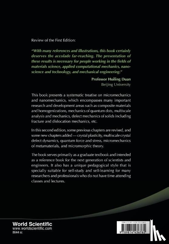 Li, Shaofan (Univ Of California, Wang, Gang (Hong Kong Univ Of Sci & Tech - Introduction To Micromechanics And Nanomechanics (2nd Edition)