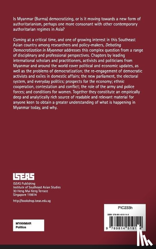  - Debating Democratization in Myanmar