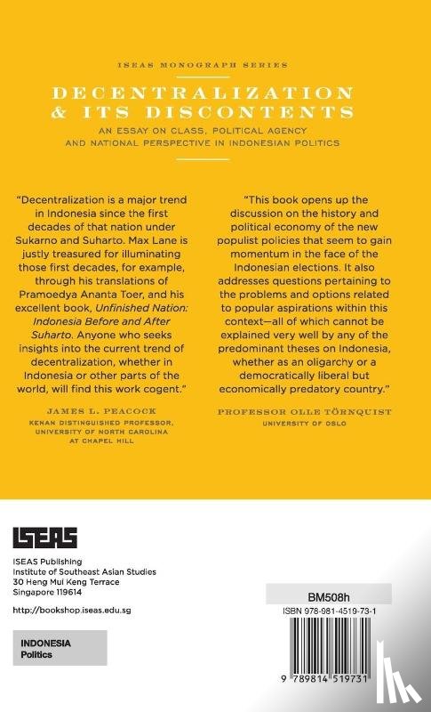 Lane, Max - Decentralization & its Discontents